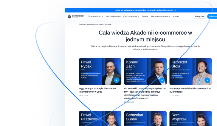Wykup dostęp do 32 nagrań o ecommerce za 379 zł netto miesięcznie